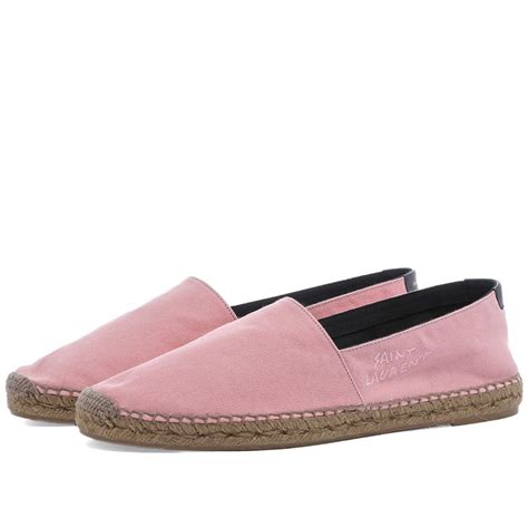 pink ysl espadrilles|saint laurent espadrille sandals.